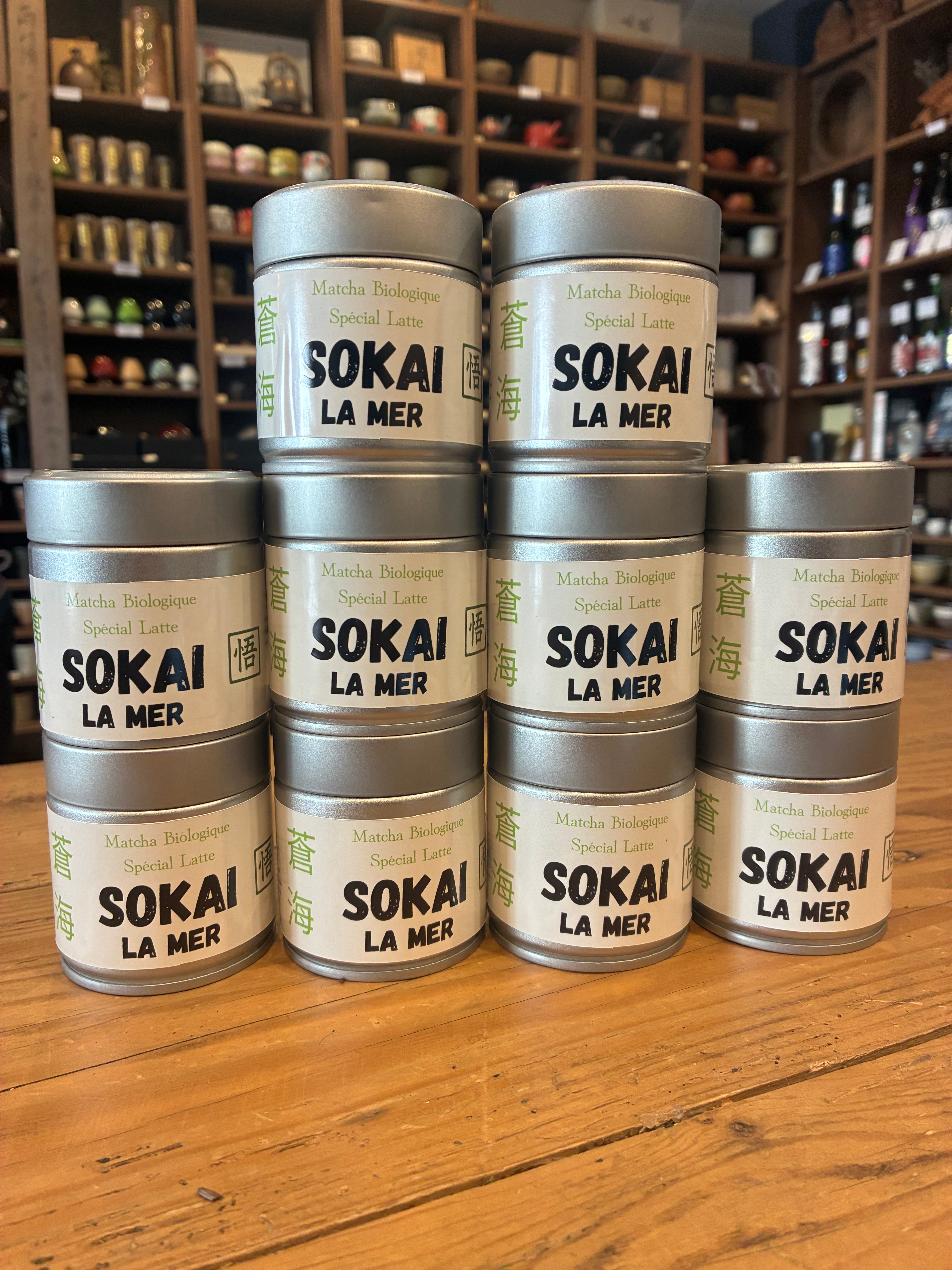 Matcha Sokai “La Mer” – Spécial Latte – BIO – 30Gr Retail