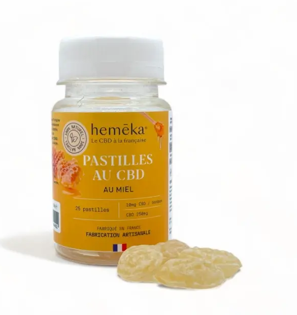 25 Pastilles au CBD - Miel - 10mg