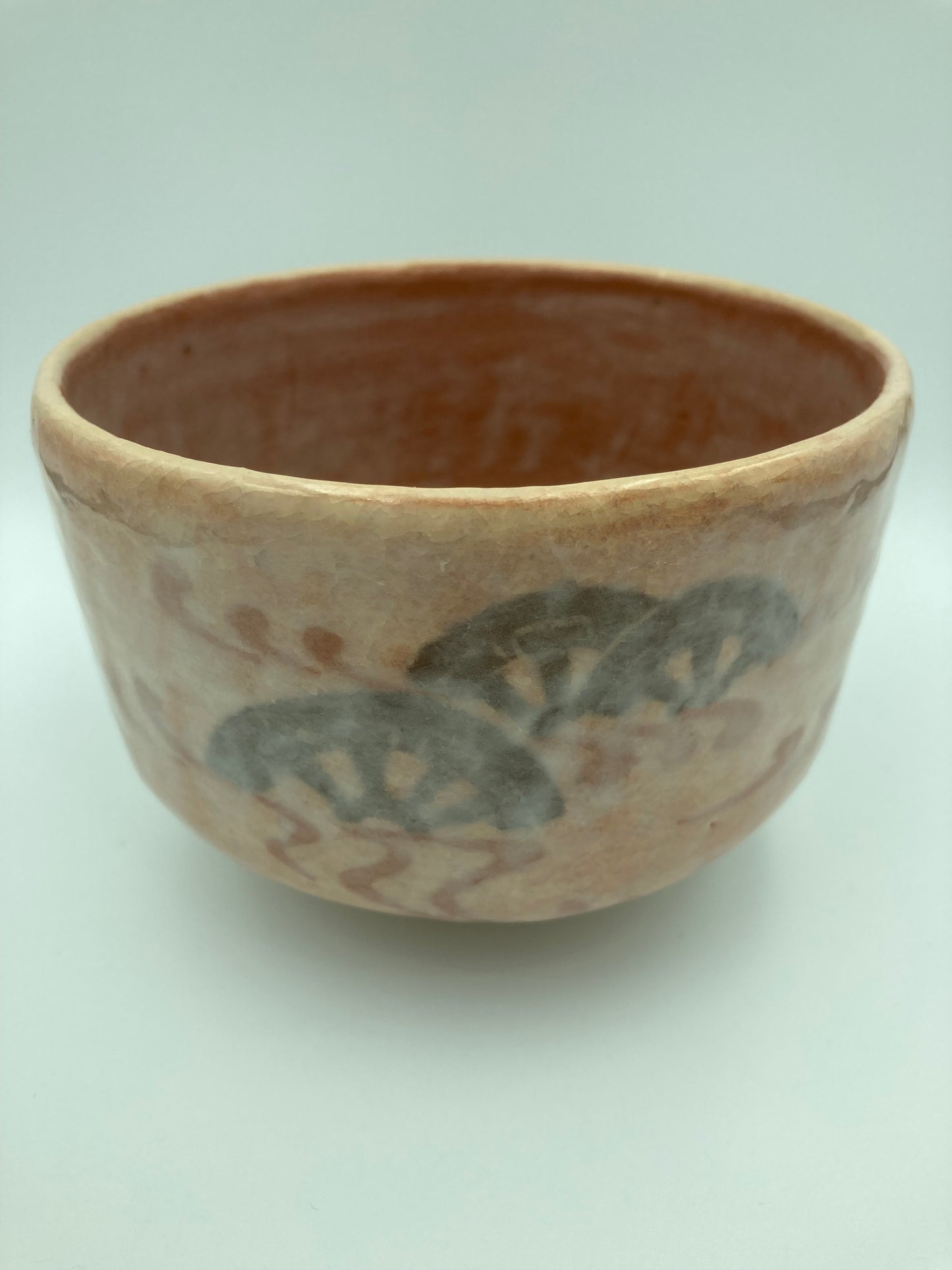 Chawan , Bol matcha vintage artiste Japonais Tamamo Ujike 1970~