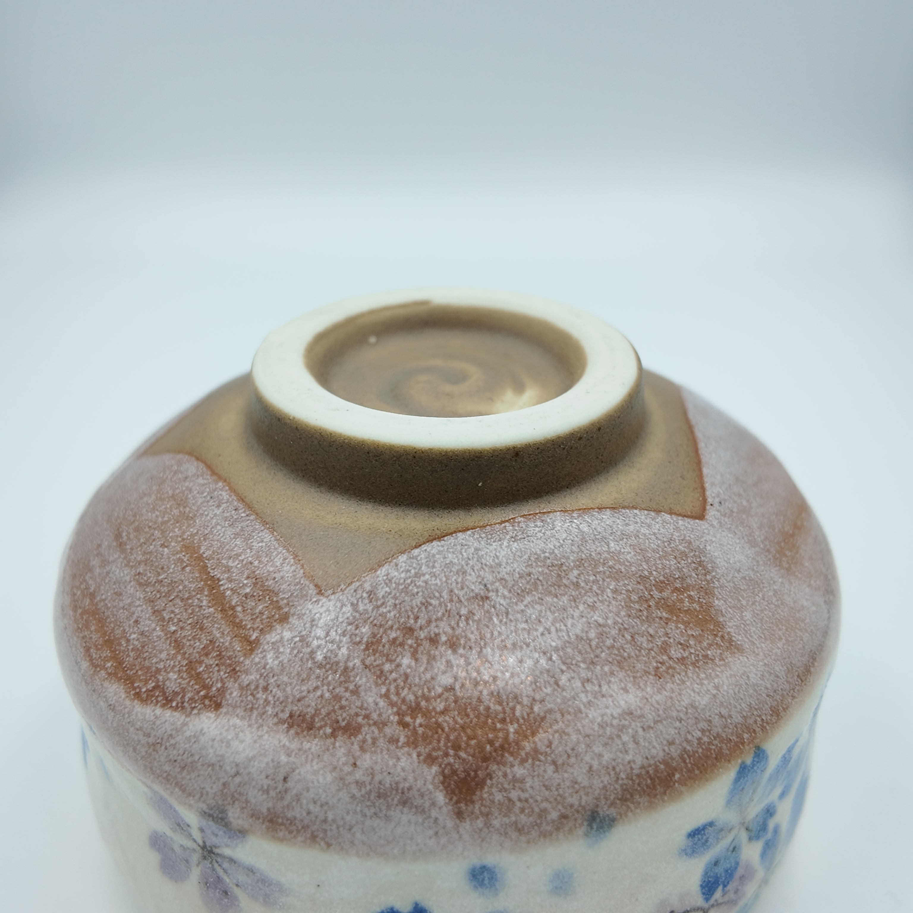 Chawan en céramique Minoyaki - L 9.5 cm X H 6.3cm