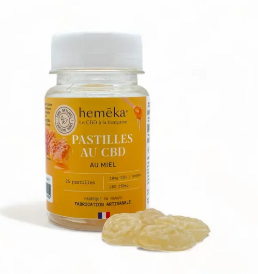 25  Pastilles au CBD - Miel - 10mg