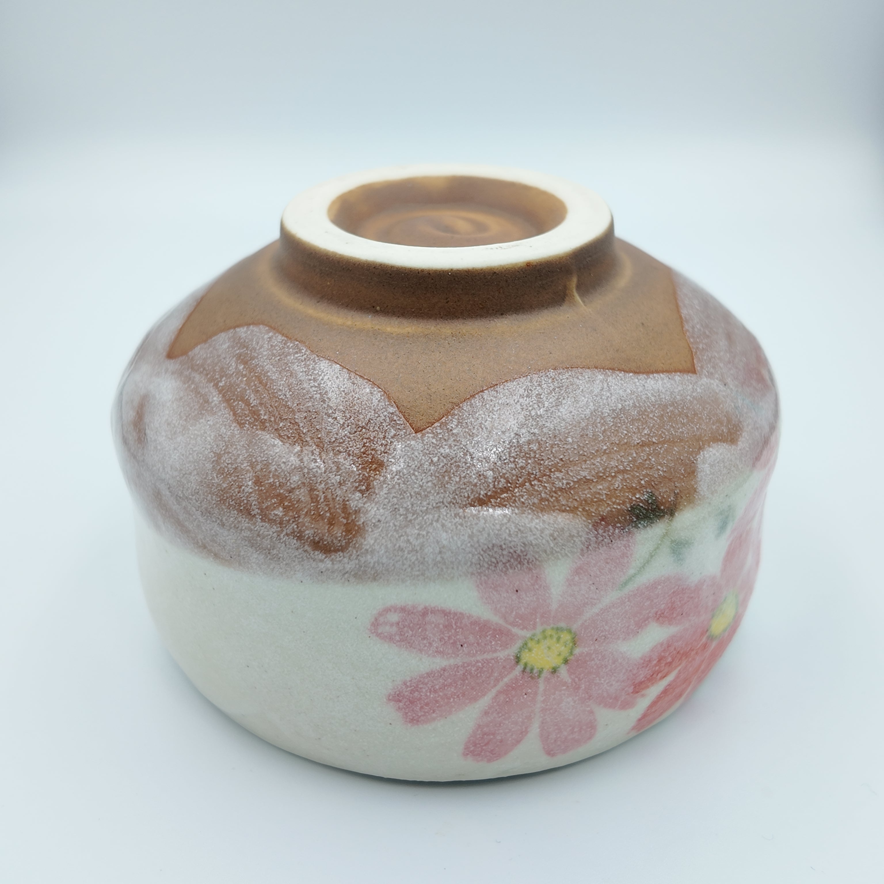 Chawan en céramique Minoyaki - L 9.5 cm  X H 6.3cm