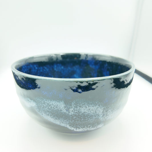 Bol Chawan Bleu  L 13 cm X H 7 cm