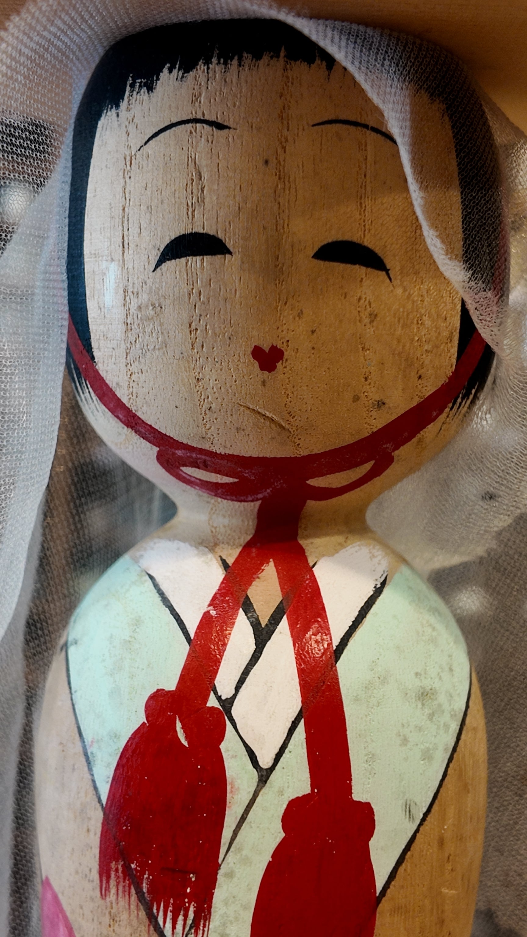 Poupée Kokeshi Vintage Japonaise – Artisanat Traditionnel – Objet Décoratif Japon – Cadeau Unique – Bois Peint Main